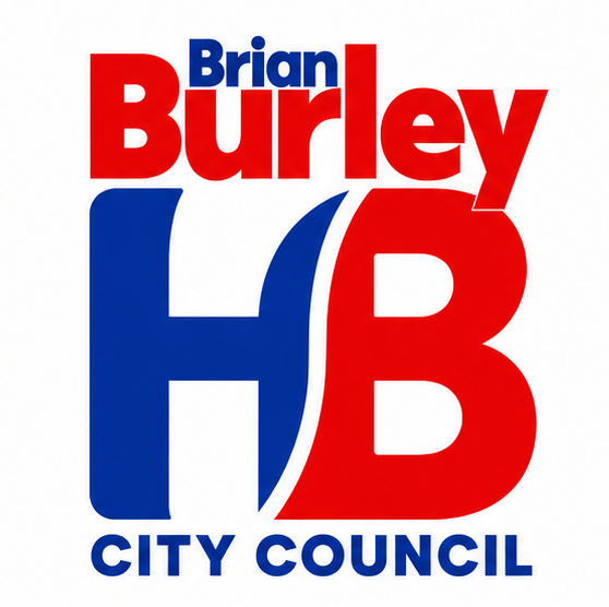 Brian Burley for Huntington Beach City Council advertisement